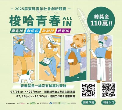 梭哈青春 ALL IN！2025屏東青年社會創新競賽