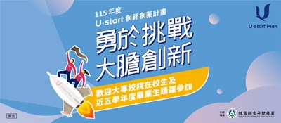 115年度「U-start創新創業計畫」