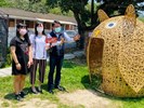 吳威志局長介紹【罩著你】裝置藝術