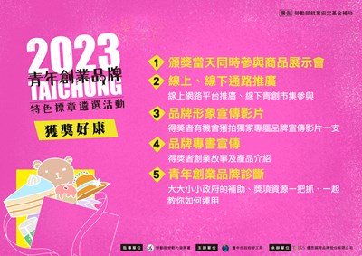 2023青創品牌 - 獲獎好康