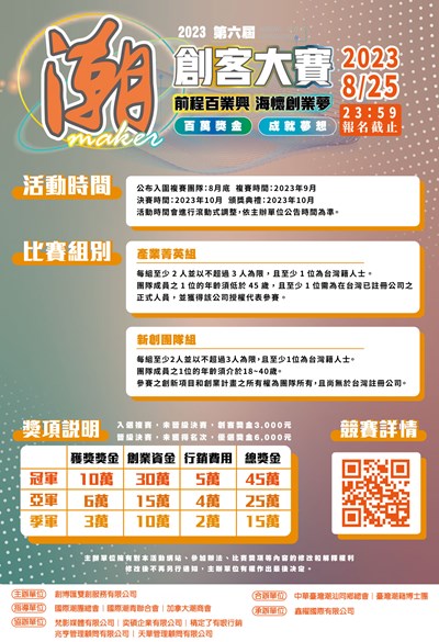 第六屆潮創客大賽-海報